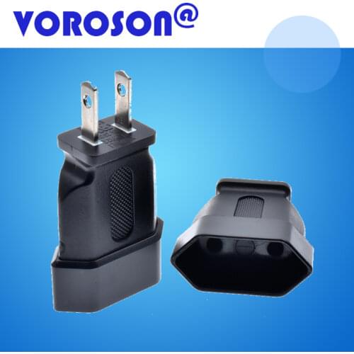 US 2 Pin Male to Europe Schoko CEE7/16 Outlet Female socket Poweradapter Connector For PDU UPS