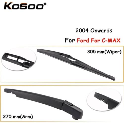 KOSOO Auto Rear Car Wiper Blade For Ford For C-MAX,305mm 2004 Onwards Rear Window Windshield Wiper Blades Arm,Car Accessories