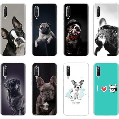 French Bulldog Dog Animals Design Csae For Remi Note 5 7 8 9 Pro Cover For Redmi 5 6 6A 7 7A Y3 8 9 9A 9C S2 Coque Mi K20 Shell