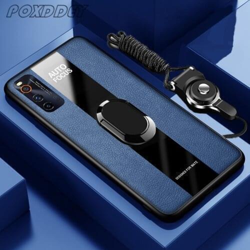Business Lanyard Magnetic Phone Case For Xiaomi Redmi 9 9A 9T 9AT 8A 7A Redmi Note 7 8 9 10 Pro 9S 10S 9T Protective Cover Coque
