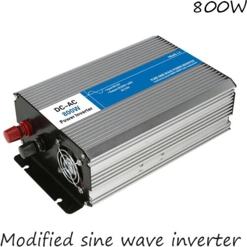 DC-AC 800W Modified Sine Wave Inverter 12V To 220V Frequency Converter Voltage Electric Power Supply Digital Display USB China