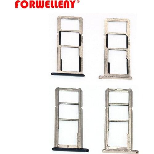 For motorola moto G6 play Micro Sim Card Holder Slot Tray Replacement Adapters, Black, silver XT1922-5/XT1922-4/XT1922-2