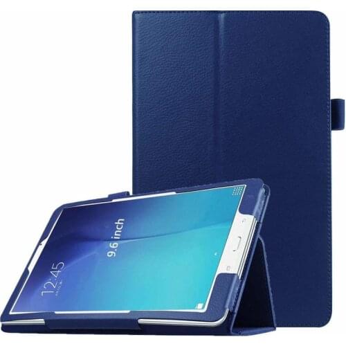 For Samsung Galaxy Tab E 9.6" T561 Case Slim Smart PU Leather Cover Folio Stand Folding Stand Stylus Holder SM-T560 SM-T567 T561