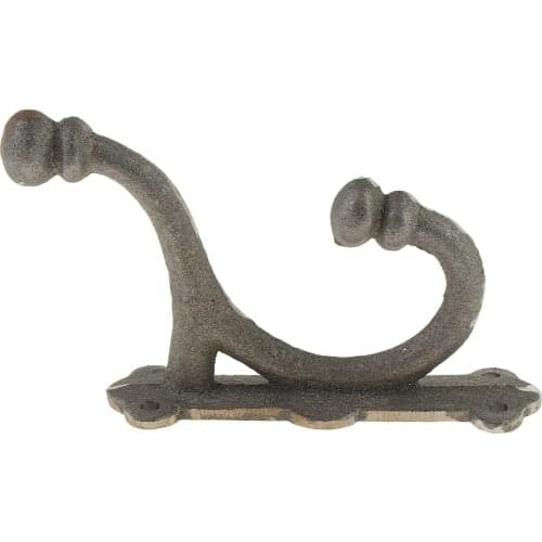 Home Decor Antique Style Coat Hook Old Vintage Cast Iron Coat Towel Hook
