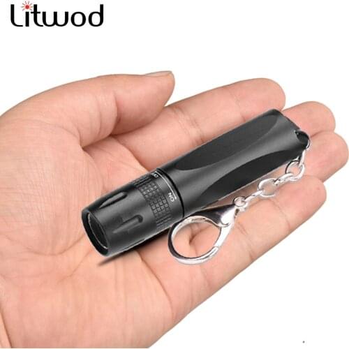 Dropshipping XM-L T6 Led Keychain Flashlight Usb Rechargeable Single Switch Mode Torch Waterproof Aluminum Lantern for Camping