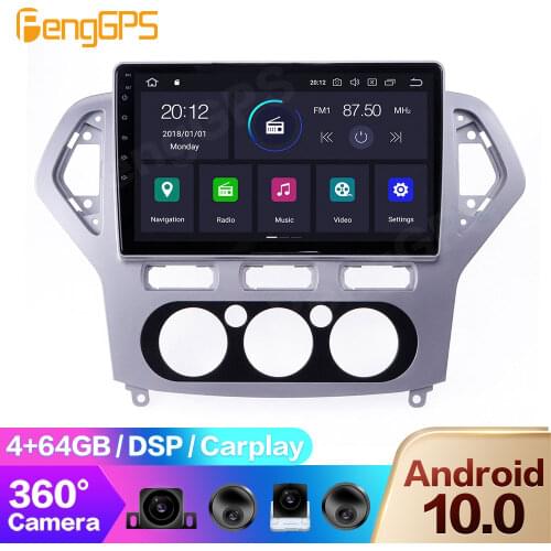 DVD Player for Ford Mondeo MK4 2007-2010 Android Multimedia Radio GPS Navigation Carplay DSP Touch Screen Headunit PX6 4+64G