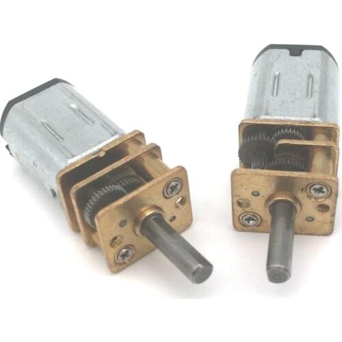 500RPM/1000RPM N20 Micro Speed Gear Motor DC 6V 12V Electric Motor Gear Reducer Car Robot Reduction Gear Motor