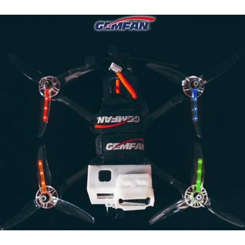 Gemfan Starlight Moonlight 51433-3 LED Propeller Faster More Aggressive Powerful Durable for Freestyle Drone M5 Mount FPV Bule