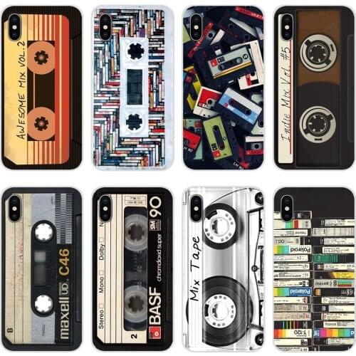 RETRO CLASSIC CASSETTE Black Accessories Phone Cases Covers For Samsung Galaxy A3 A5 A7 A9 A8 Star A6 Plus 2018 2015 2016 2017
