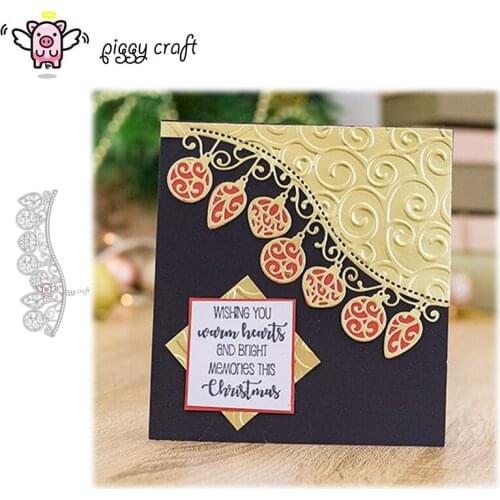 Craft metal cutting dies cut die mold Christmas bells border Scrapbook paper craft knife mould blade punch stencils dies