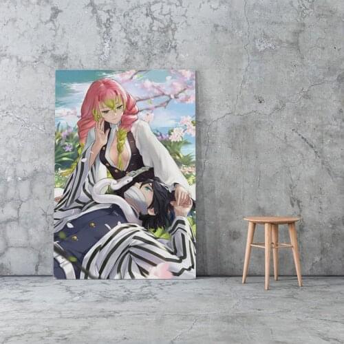 Canvas Home Decor Demon Slayer Kimetsu No Yaiba Print Paintings Picture Anime Character Wall Art Modular Poster Modern Bedroom