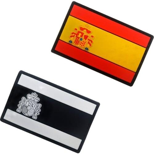 New Badge Spanish Flag Embroidered DIY Apparel Armband Clothes Backpack Hat Patch 1pc Portable Embroidery Badge