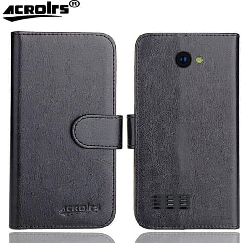 NUU Mobile R1 Case 5" 6 Colors Flip Fashion Soft Leather Crazy Horse Exclusive Phone Cover Cases Wallet