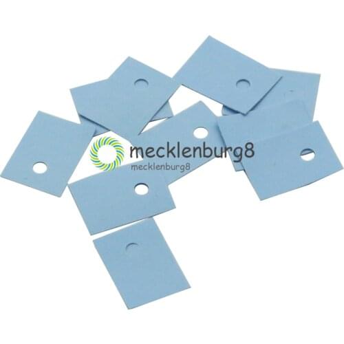 PC. 100 pieces. Up to-220 insulation pads silicone radiator Shim for a laptop GPU processor good