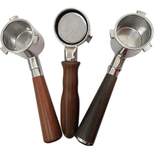 51mm Coffee Bottomless Portafilter For Delonghi 9335 Filter Basket Replacement Espresso Machine Accessories Barista Tool