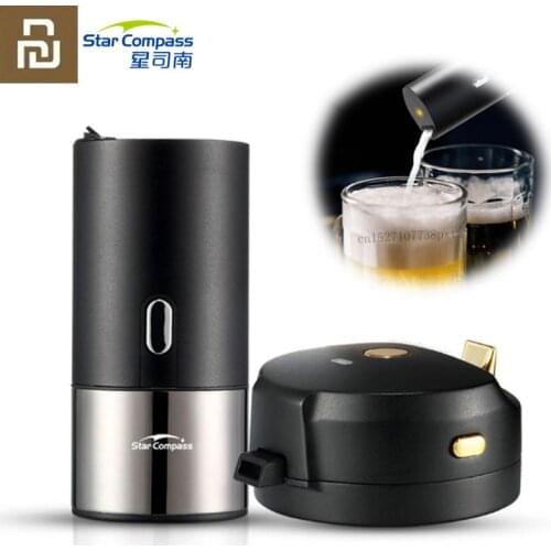 Youpin Star Compass Portable Mini Beer Bubbler 40000 times/s Household Ultrasonic Beer Foaming Machine Beer Bubblers
