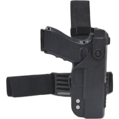 Tactical Airsoft Pistol Thigh Gun Holster For Glock 17 18 19 Leg Gun Holster Carry Case Hunting Outdoor Adjustable Belt Gun Bag