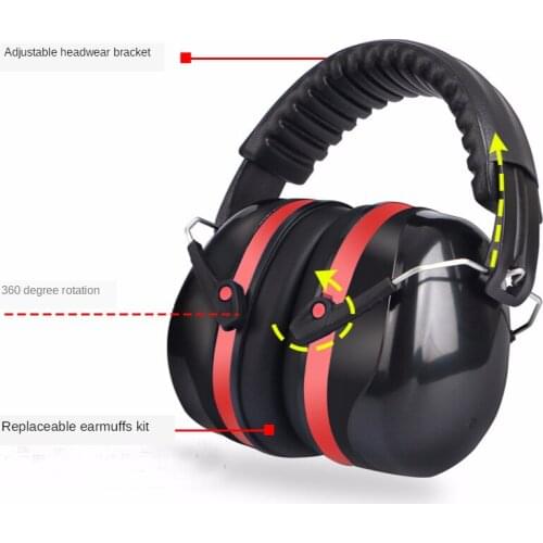 Hunting Work Study Sleep Ear Protection Tactical Earmuffs Anti Noise Hearing Protector Noise Canceling Shooting Ear Earmuffs