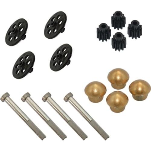 XS809 Main Gear Iron Shaft Blade Cover Motor Gear Set for VISUO XS809 809S XS812 RC Quadcopter Gear Set Spare Part Accessory