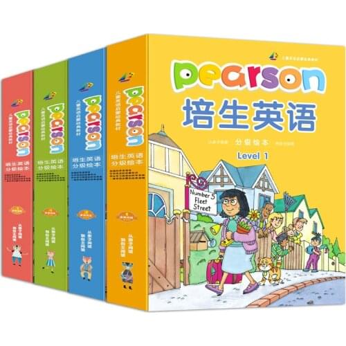 10 Books Pearson Primary School English Graded Reading Basic Articles Children Reading Enlightenment Picture Book -40