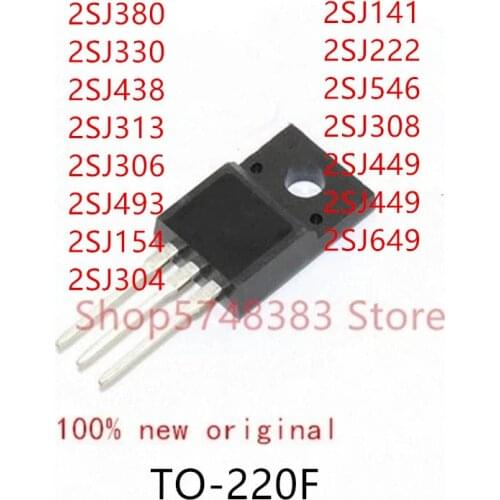 10PCS 2SJ380 2SJ330 2SJ438 2SJ313 2SJ306 2SJ493 2SJ154 2SJ304 2SJ141 2SJ222 2SJ546 2SJ308 2SJ449 2SJ649 TO-220F
