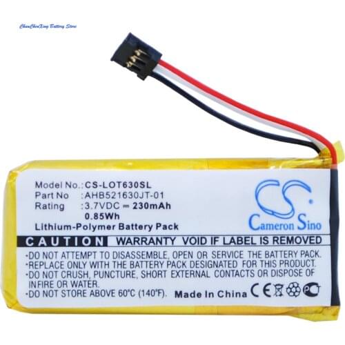 Cameron Sino 230mAh Battery 1311, 533-000069, 533-000071, AHB521630PJT-01 for Logitech H600, N-R0044, Ultrathim Touch Mouse T630