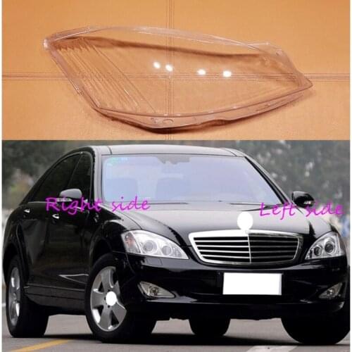 For Benz S-Class W221 S300 S350 S400 S500 S600 2006 2007 2008 2009 Headlamp Cover Car Replacement Front Auto Shell Cover