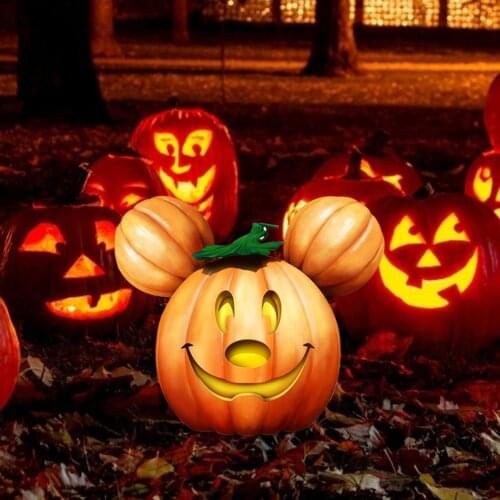 Halloween Cartoon Mouse Pumpkin Lantern Horror Table Home Creative Personality Decoration Props Childrens Gifts