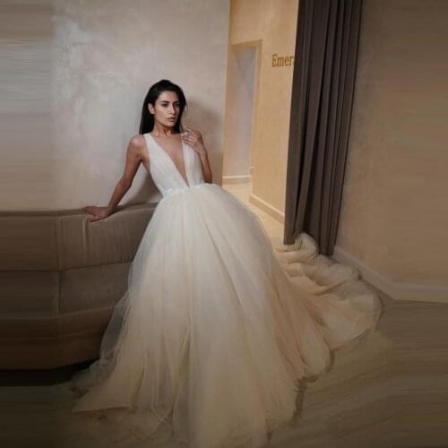 HZWL Sleeveless Wedding Dresses