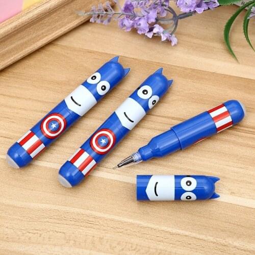 Korean new style of learning stationery lovable cartoon design neutral pen office articles Black Signature Pen