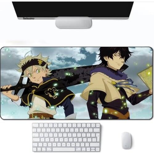 Mause Pad 3d Mouse Deskpad Gaming Mat Kawaii Accessories Hot Computer Varmilo Cute Mausepad Black Clover Desk Gamer Keyboard Xxl