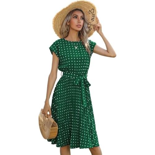 Летние платья в горошек KXMZ China At AliExpress