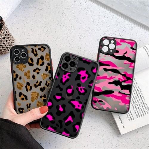 Leopard Print Milk Cow Zebra Stripe Phone Case For iPhone 12 11 Pro Max X XR XS Max 7 8 Plus Lens Protection Shockproof Cover
