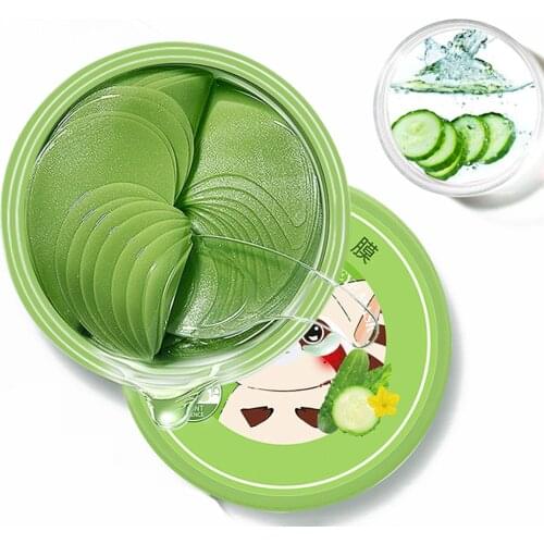 Eye Masks Crystal Collagen Eye Patches Cucumber Extract Anti Wrinkle Anti Aging Eye Mask Remove Dark Circles Skin Care Eye Pads