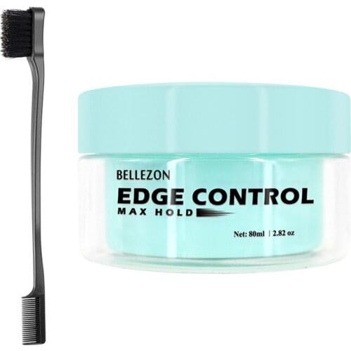 Hair Oil Wax Cream Edge Control Hair Styling Cream Rapid Hair Fixed Cream Long-lasting Broken Hair Finishing Includes Brush