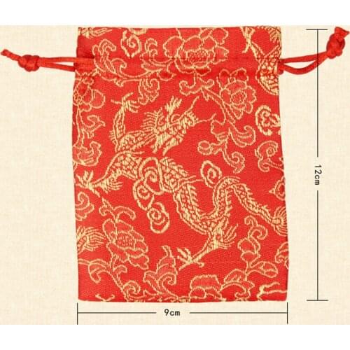 2 Pcs Tarot Cards Bags Dragons Dedicated Dice Bags Dice Box Jewelry Packing Drawstring Bags Board Games for Adults