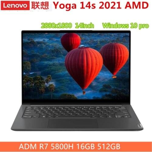 Lenovo YOGA 14S 2021 ADM Ryzen 14-inch full-screen light and thin laptop R7 5800H/16G/512G/2.8K 90Hz High refresh rate screen