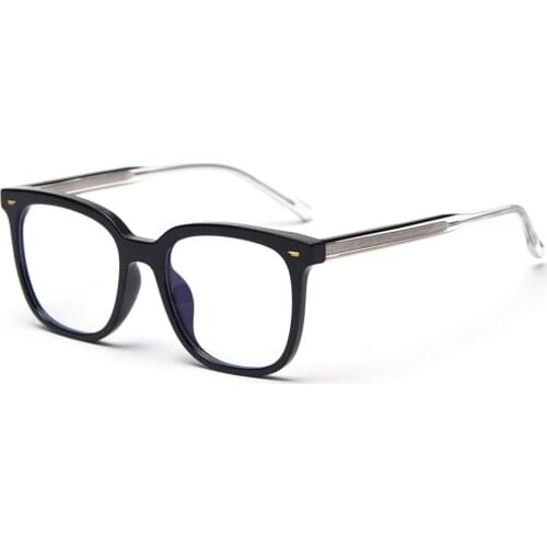 Veshion TR90 Men Spectacle Frames Women Clear Lens Acetate Retro Square Glasses Optical Male Korean Style High Quality
