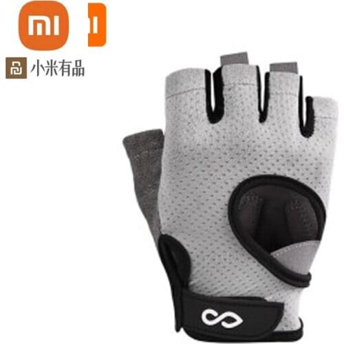 Xiaomi mijia fitness gloves half-finger summer new mens and womens hand guard dumbbell equipment training non-slip