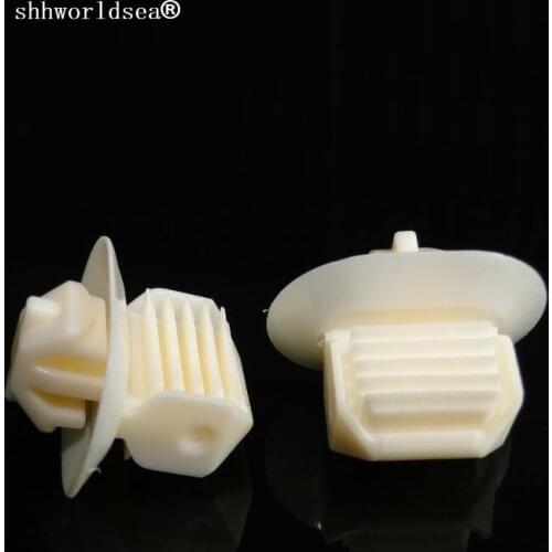 Shhworldsea 100pcs car plastic clip and fasteners Body Pillar Retainer for VW#6N0867276