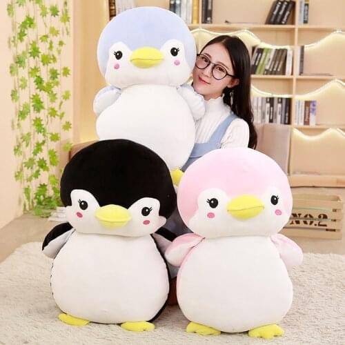 Kawaii Penguin Doll Plush Toy Soft Animals Doll Child Comfort Sleeping Pillow Birthday Valentines Day Gift for Girl 24inch 60cm