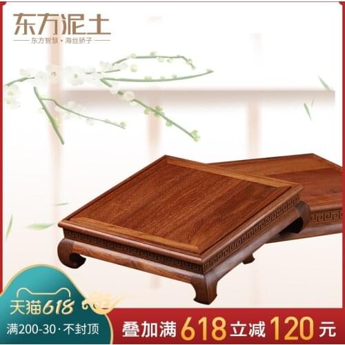 The east mud log lubricious rosewood wood base ceramic furnishing articles base bracket pad high bracket shelves