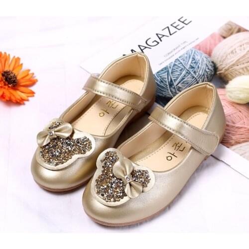 Spring and autumn childrens shoes wedding and party girls princess shoes toddler baby shoes size 25-36