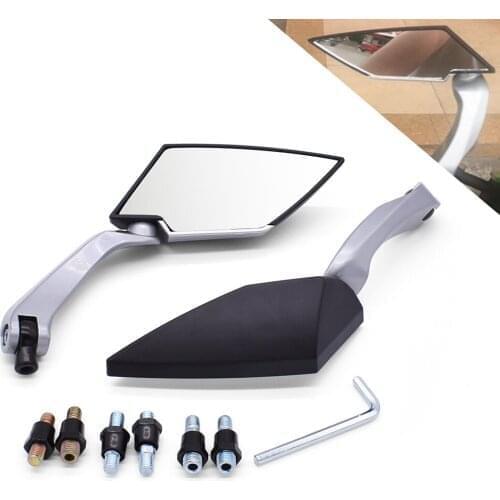 Universial Side Mirrors Motorcycle Handlebar Rear View Back Mirror For Honda VT1100 GROM MSX125 msx 125 forza 300 XADV 750