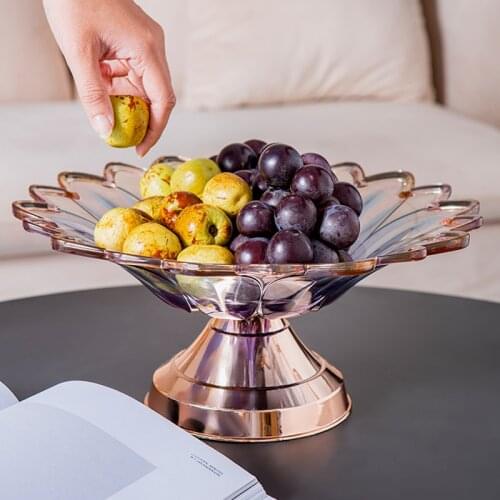 European-style High-end Fruit Tray Living Room Dining Table Storage Tray Decoration Light Luxury Home Decoration Accessories