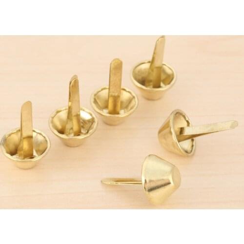 50pcs 26mm Foot Nails Buckets heads Nail Brads Handbag Box Decorative Tack DIY Accessories Wholes