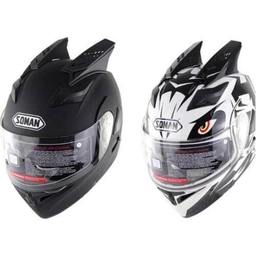 1 Pair Motorcycle Helmet Horns Punk Style Decorative Stylish Horns Helmet Horn