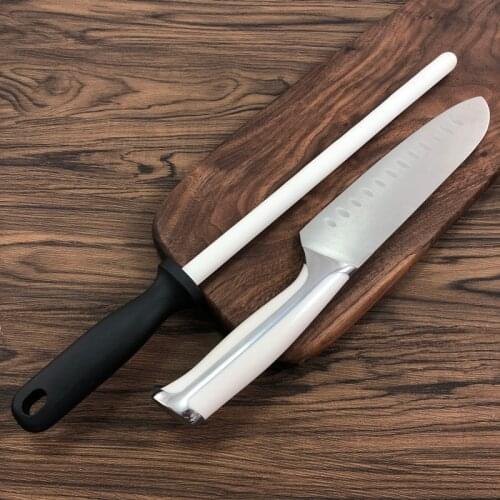 10 inch Ceramic Sharpening Rod knife sharpener with ABS Handle Honing Knife Sharpener for Knives Sharpening steel afilador