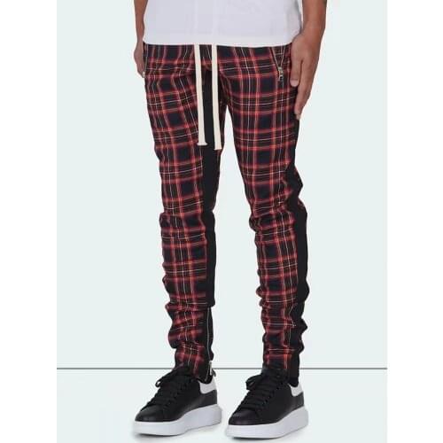 2021Sports pants for men with zipper pockets for training and joggers pants, soccer jersey and fitness, no