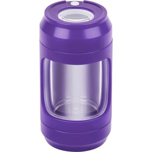 4 In 1 Herb Weed Grinder Moisture-proof Tobacco Storage Box with LED Light One Hitter Metal Pipe Portable Smoking Accessories